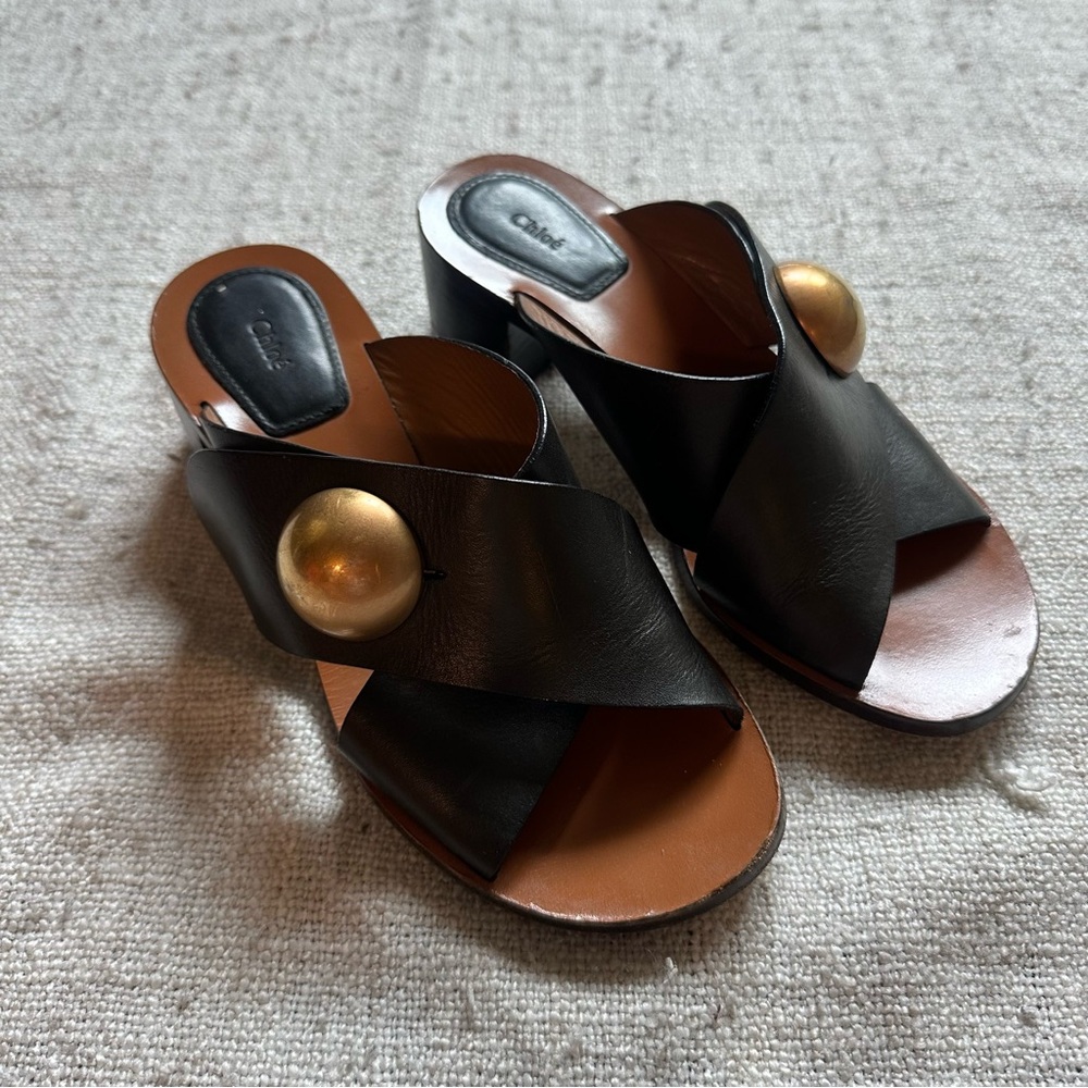 Chloe Strappy Sandal Block Heels